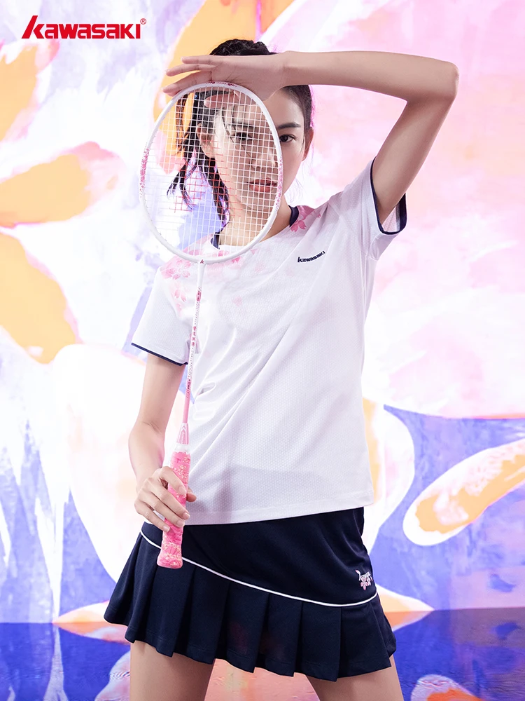 Kawasaki Original Women 's Badminton Suit Sport Breathable and sweat absorbing Summer Badminton Clothing Women