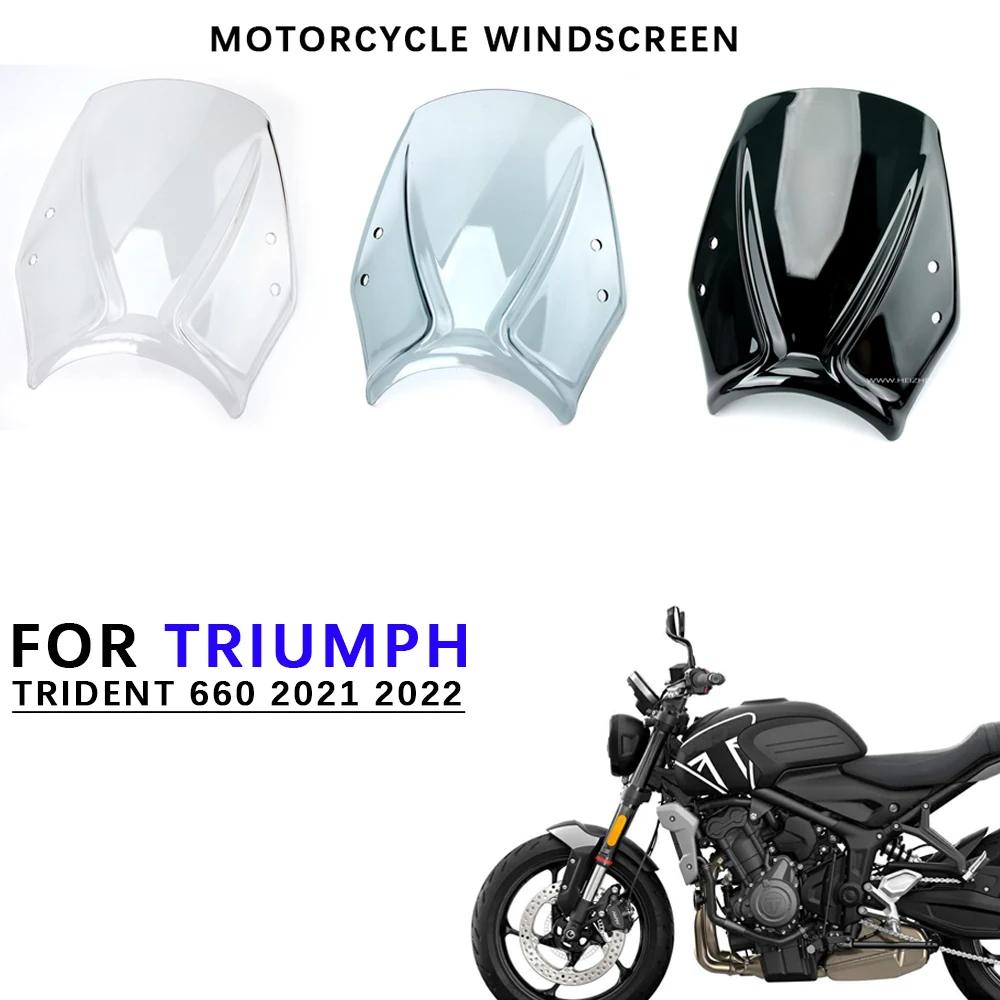 

2021 2022 For TRIUMPH Trident 660 Motorcycle Windscreen For Trident660 NEW Accessories Windshield Baffle Air Wind Deflectors