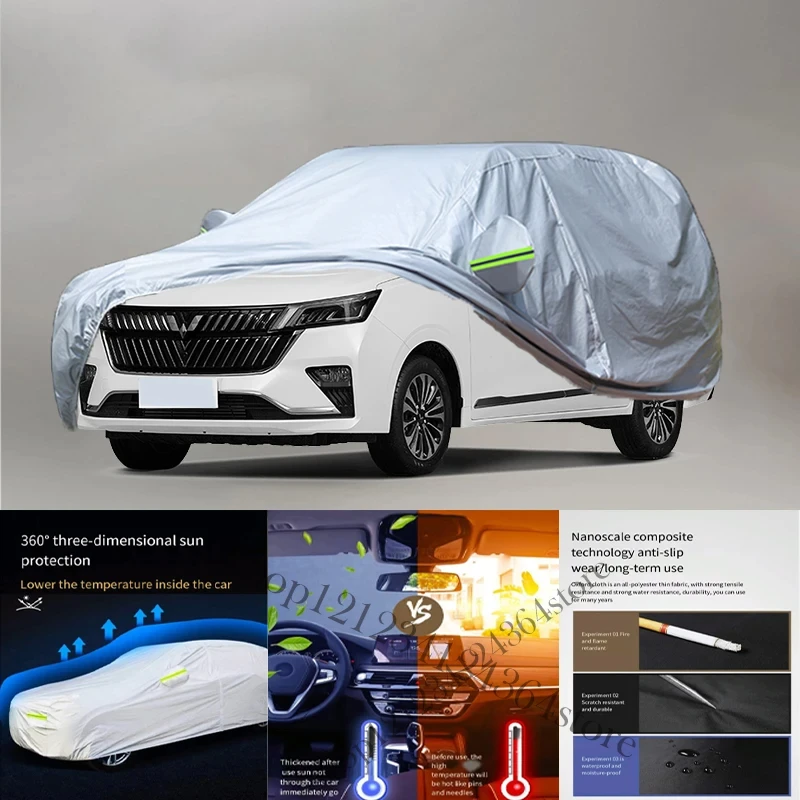 

For Wuling-Jiachen-Auto Anti snow Anti dust Anti-uv Anti peeling paint And Anti Rainwater 210t car cover Car cover protection