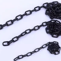 Cadenas colgantes negras para maceta, cesta, comederos para pájaros, maceteros, linternas, adornos, colgadores de plantas de jardín, alambre de 1-3mm,1-10 metros