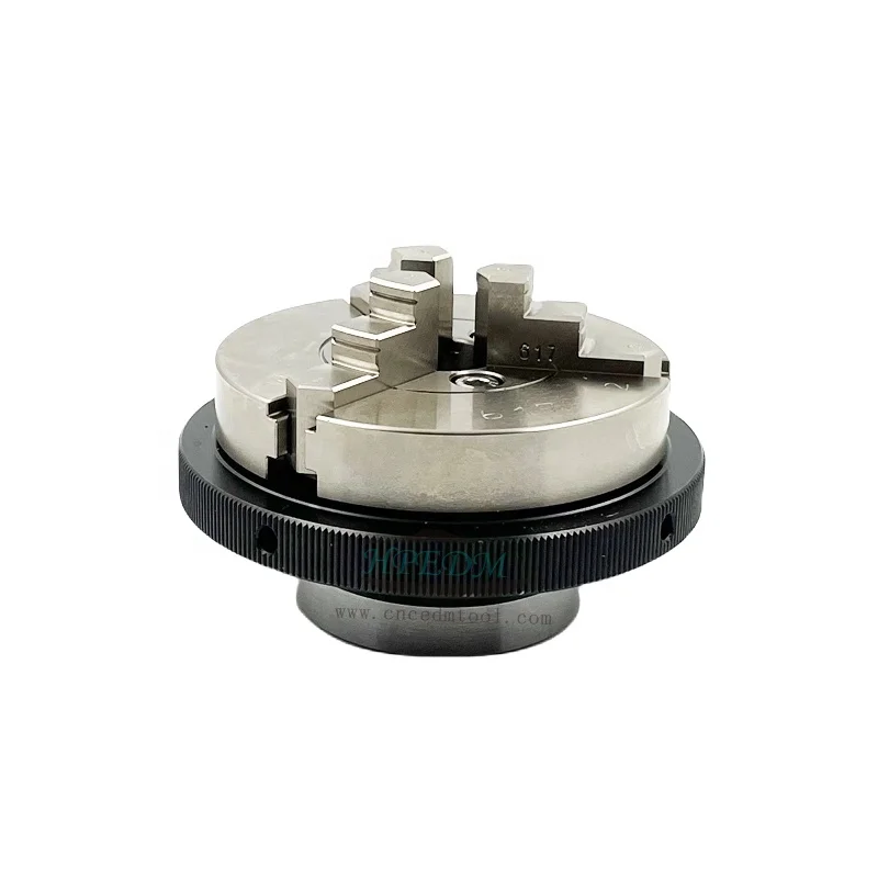 HE-E07094 EDM High Precision Steel  FT-02008 Three Jaw Scroll Chuck for Edm Wedm Machine