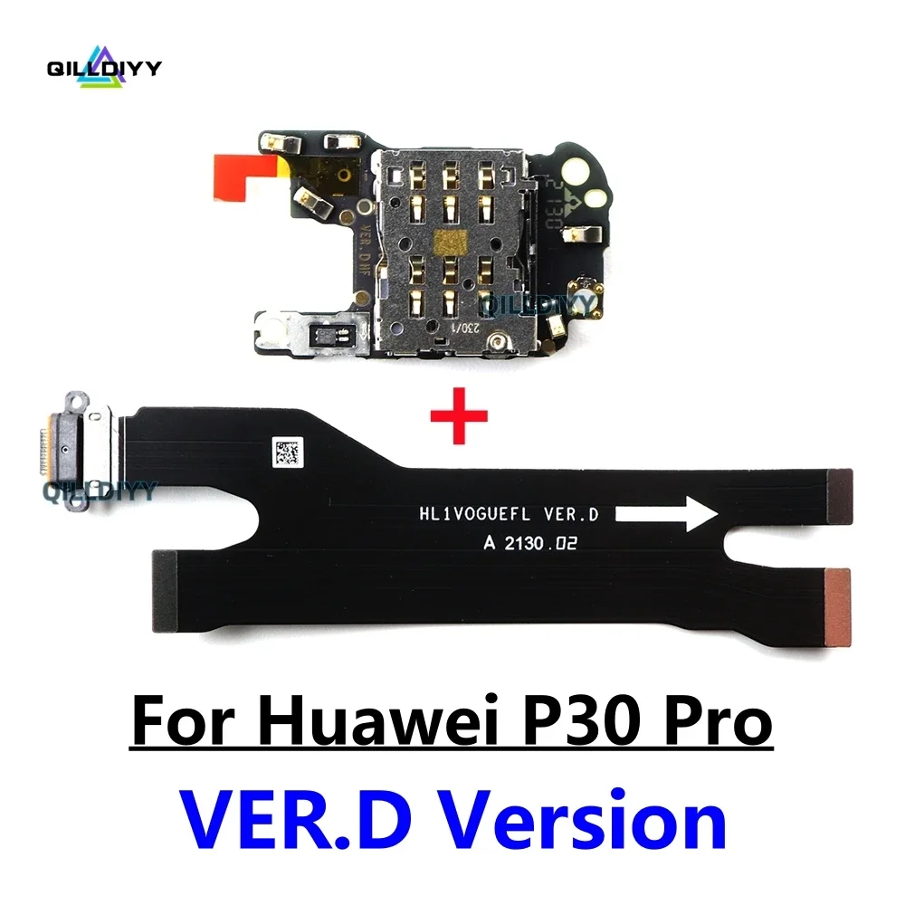 For Huawei P30 Pro P30pro Microphone Sim Card Tray Holder Board