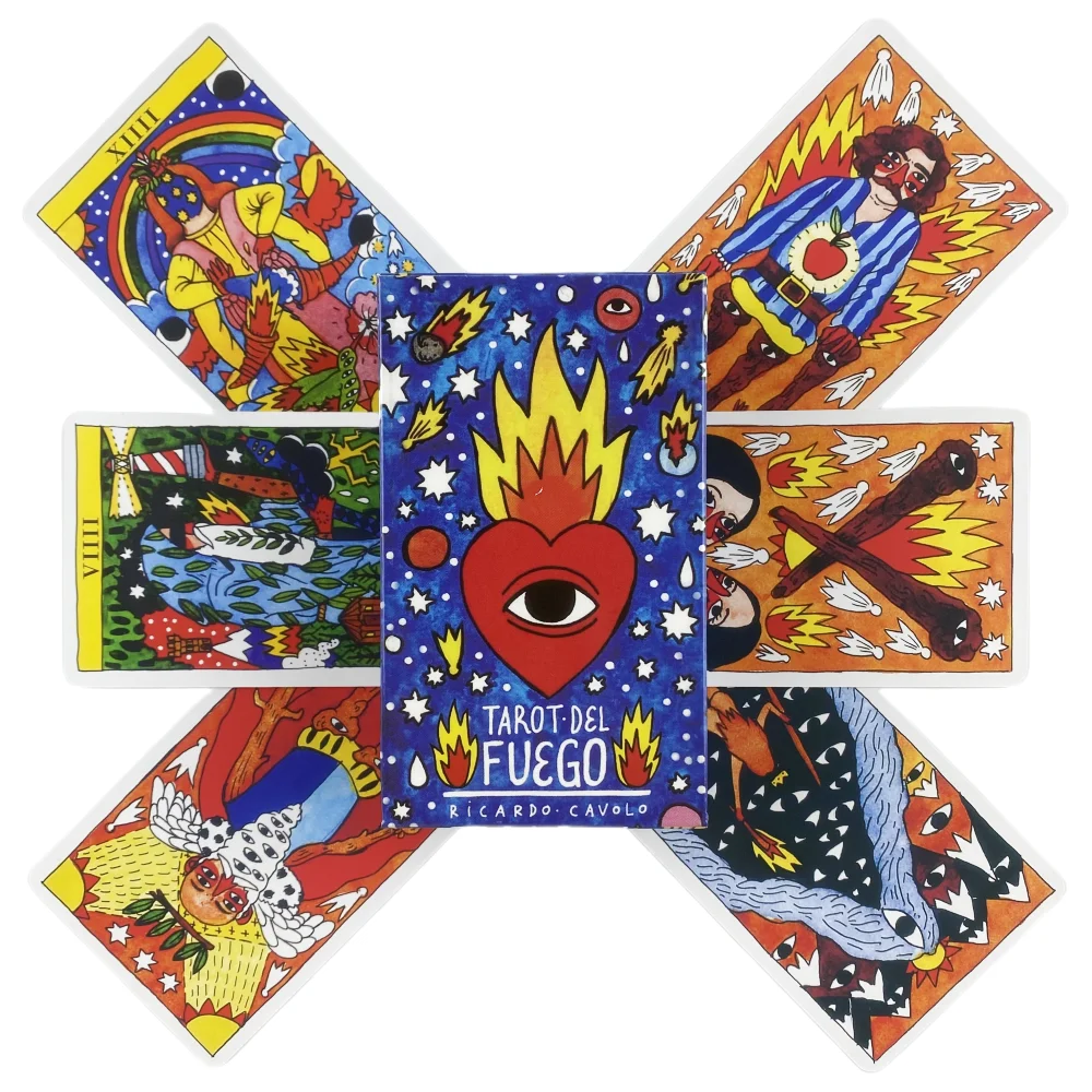 Tarot del Fuego Cards Tarot for Deck Oracles Electronic