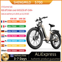 Shengmilo S700 Adult 2000W Electric Bicycle with Two Motors, 48V17.5AH840WH Battery Ebike ,26 Inch Wide Tyre E-Mountain ebike