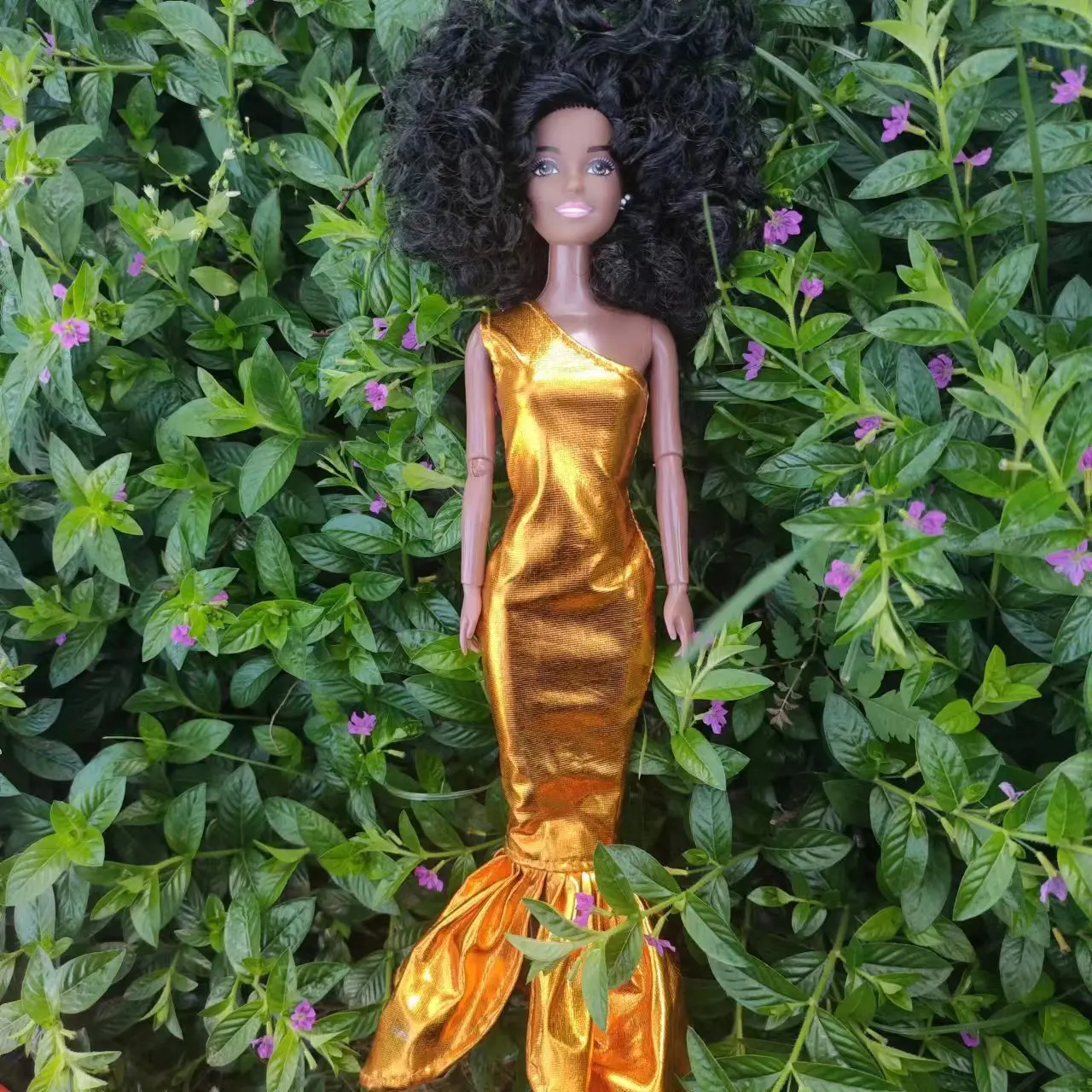 30cm Fashion Trend African Black Dolls Joints Movable Exquisite Make-up Black Skin 1/6 BJD DIY African Princess Dolls Girls Gift