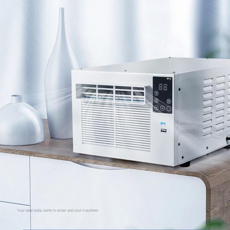Portable Outdoor Air Conditioner Mosquito Net Air Conditioner 1876 BTU Indoor Dormitory Portable Drainless Tent Mini Air Conditi