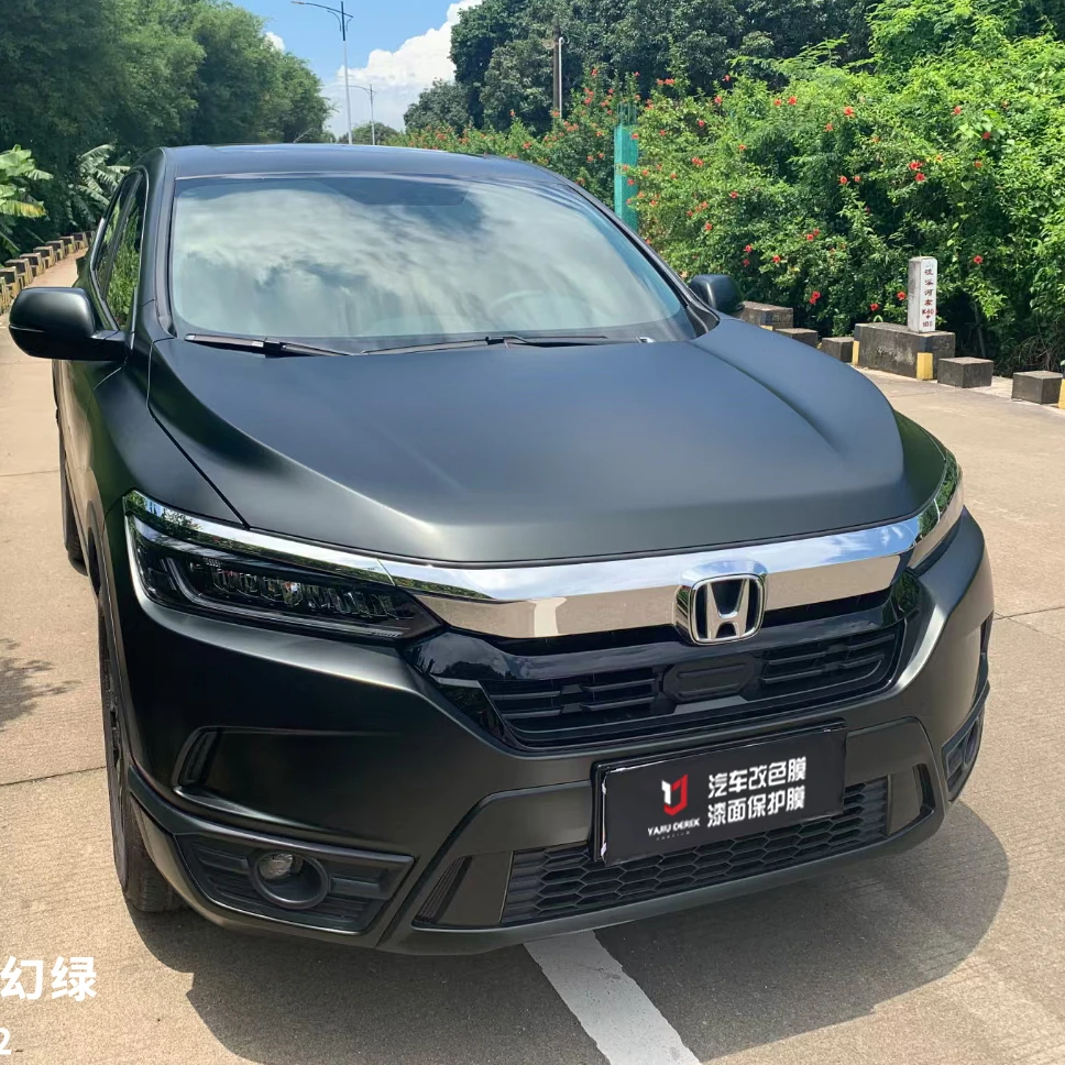 

Anolly, готовая к отправке автомобильная пленка, ультра матовая флип-черная, зеленая пленка, наклейка на кузов автомобиля, винил, меняющий цвет, винил