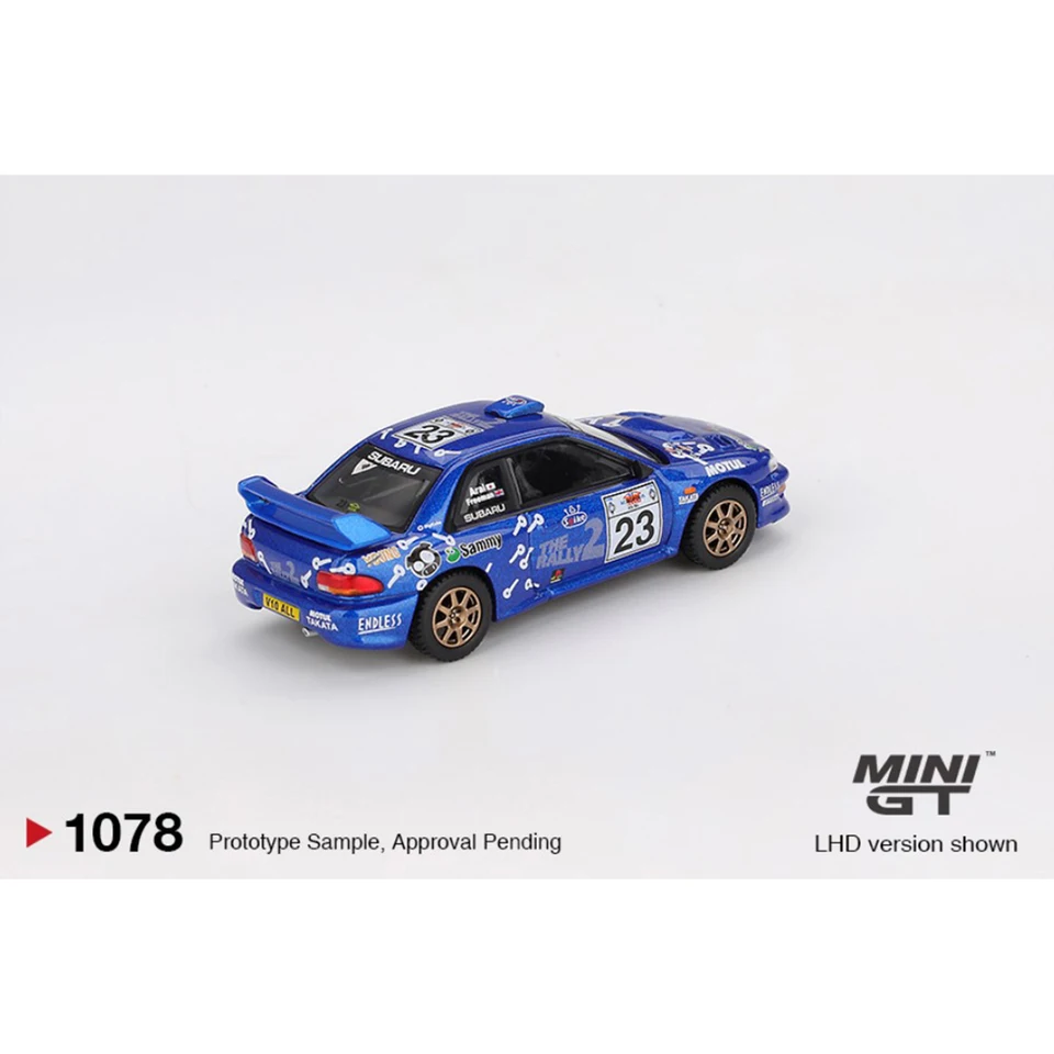 MINIGT 1078 1:64 Subaru Impreza WRC99 2000 #23 Acropolis Rally