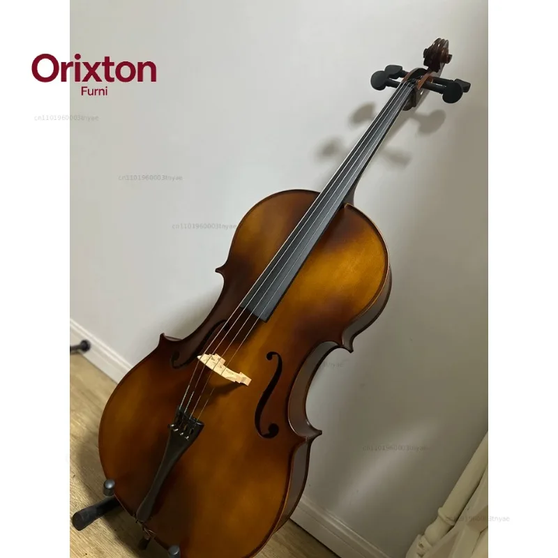 Original Professional Handmade Matte Antique Cello for Beginner Solid Wood Practice Cellos