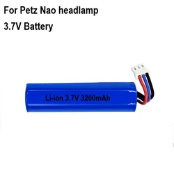 3.7V 3200mAh Rechargeable battery compatible with PETZL headlamp Compatible with products of the same size