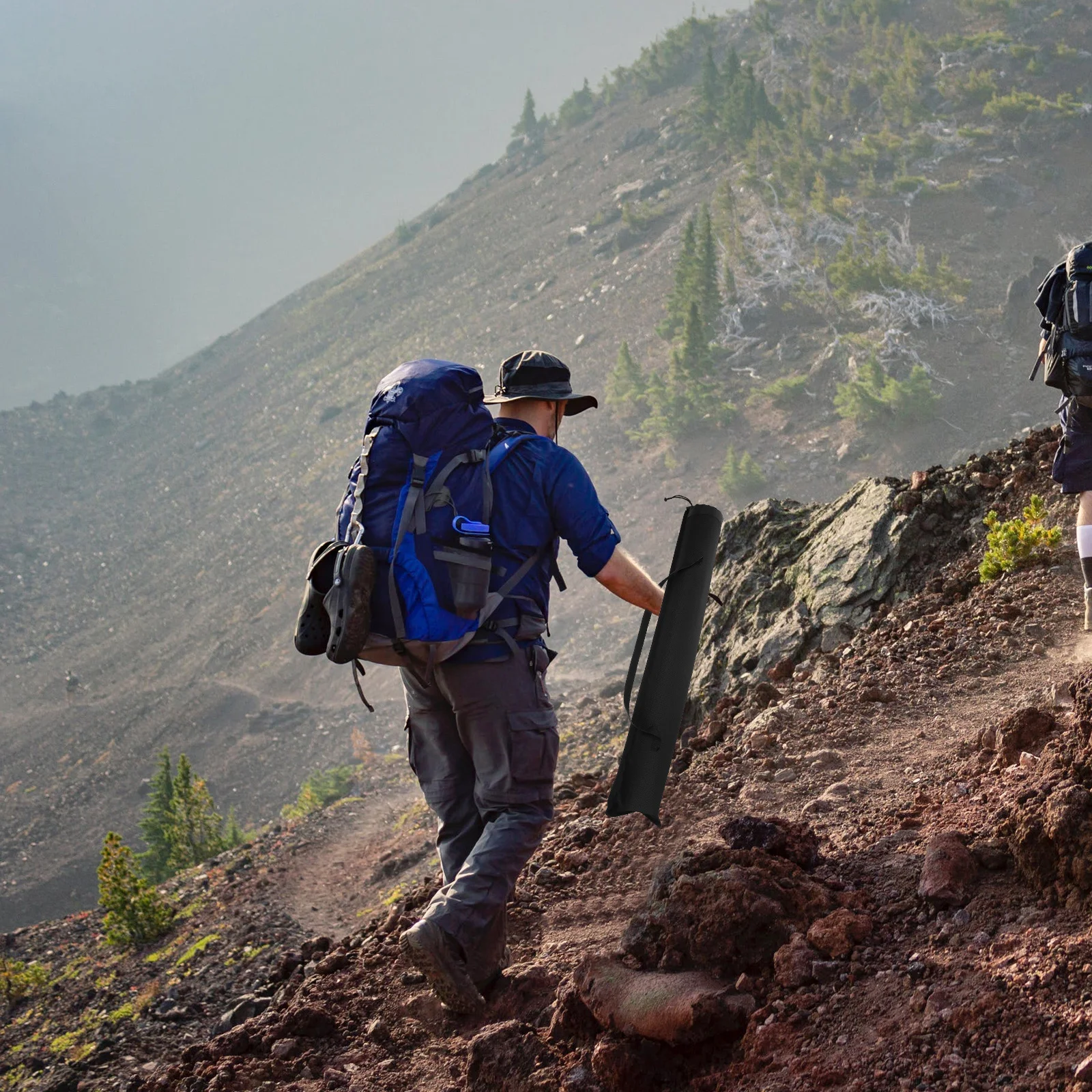 

2Pcs Premium Waterproof Alpenstocks Storage Bag with Adjustable Fastener and Neckline Contraction Rope for Hiking Trekking