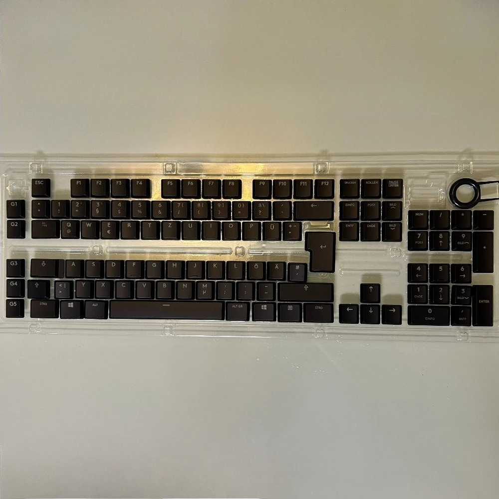 

Original transparent keycaps for German layout Logitech G913/G195/TKL RGB mechanical keyboard, G915 single keycap