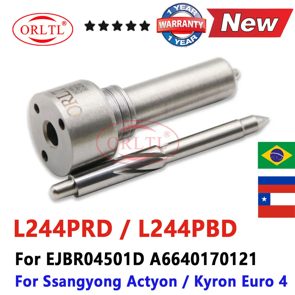 L244PBD New Fuel Injection Nozzle L244PRD For Ssangyong Kyron 2.0L Injector Assy EJBR04501D 6640170121 A6640170121