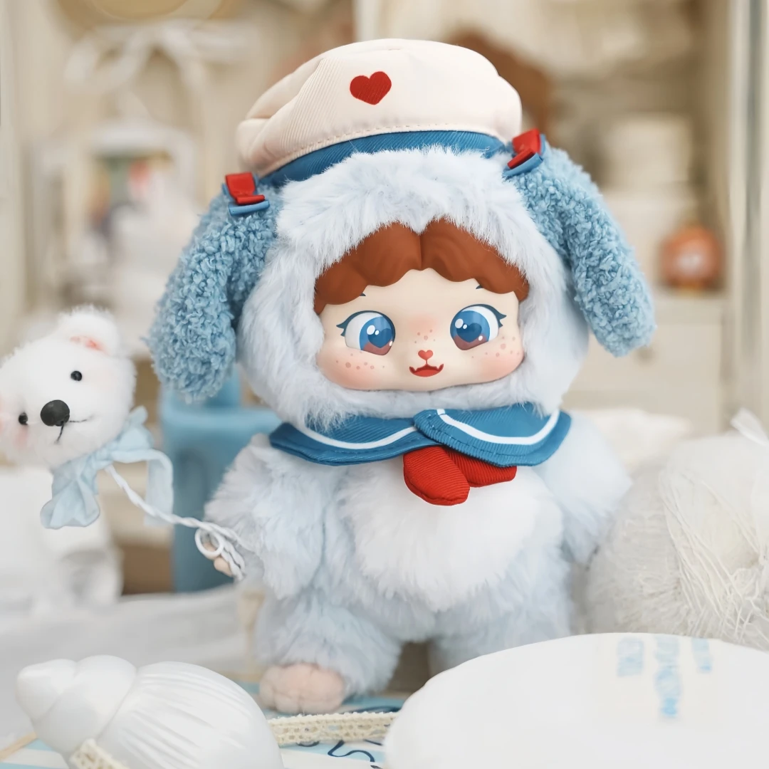 Genuine Puffynose Friends Series Vinyl Plush Blind Box Cute Bag Pendant Doll Collectibles Mystery Box Trends Toys Kids Gift