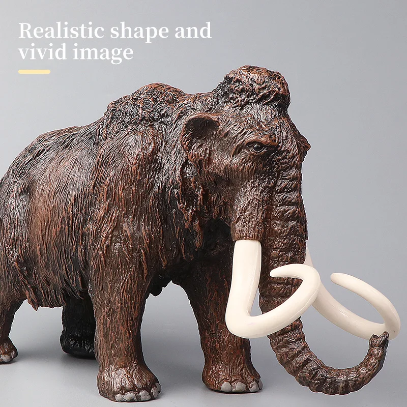 African Wild Animals Big Mammoth Elephant Model Simulation Action Figures PVC Educational Toy Collection for Kids Gift - view 5
