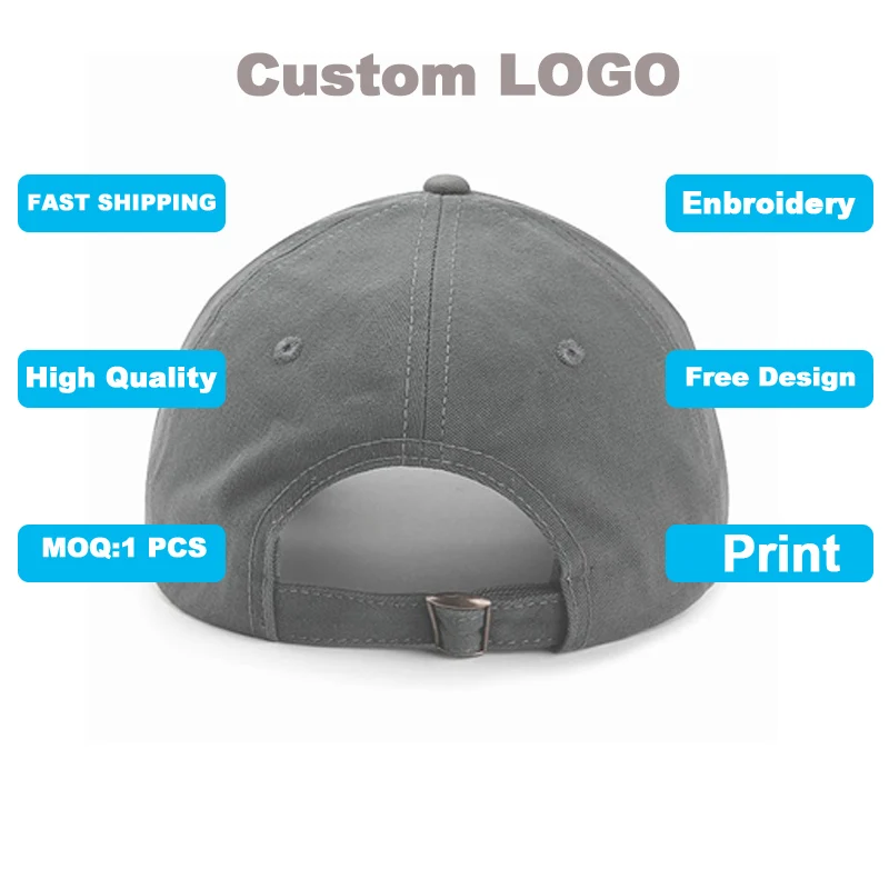 newCustom LOGO Embroidery Baseball Cap for Women and Men DIY Print Mens Mesh Cap Fashion Summer Sun Hat Unisex Wholesale