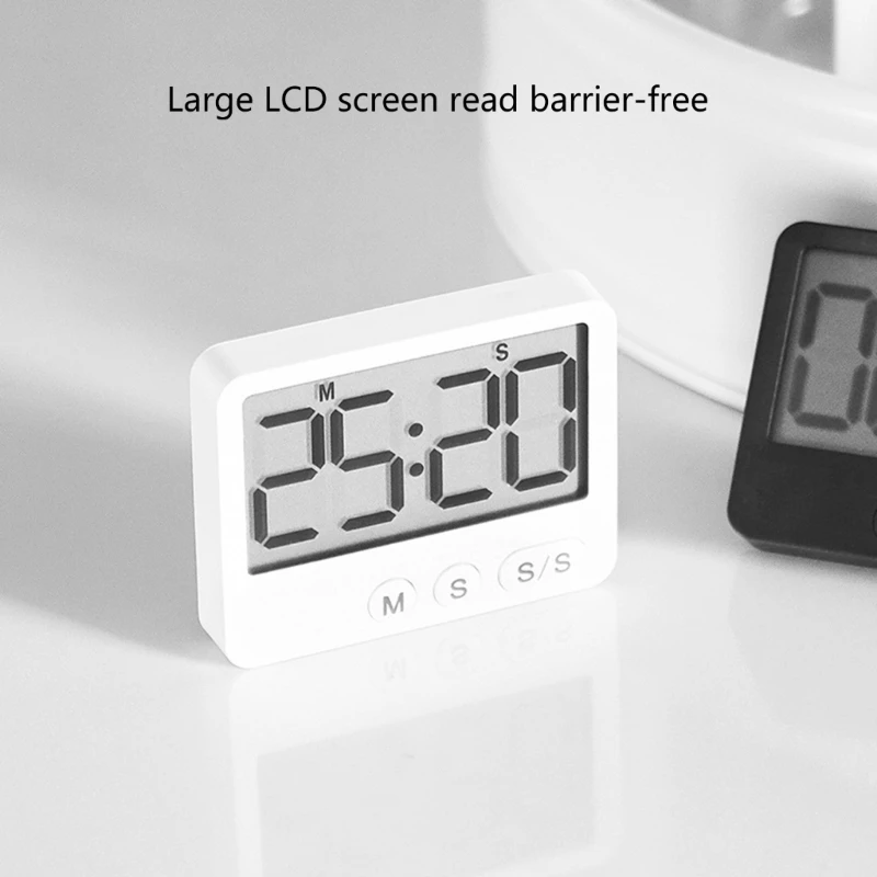 Timer Large Screen Digital Timer Kitchen Timers Digital Countdown Cooking Timer Cookimg Accessories for Dropshipping