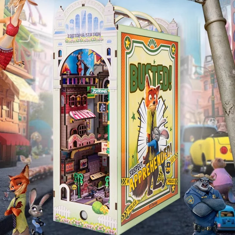 

3d Disney Zootopia подставка для книг игрушка кролик Джуди настольный орнамент на день рождения игрушки на заказ прекрасная модель Рождественский подарок-сюрприз