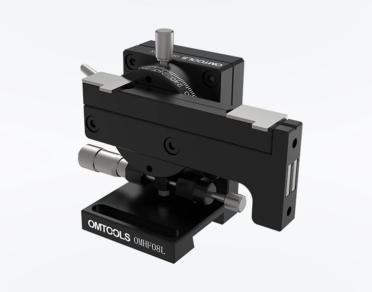 Series Optical Fiber Horizontal Coupling Fixture SM1 External Thread 6061T4 Aluminum Alloy