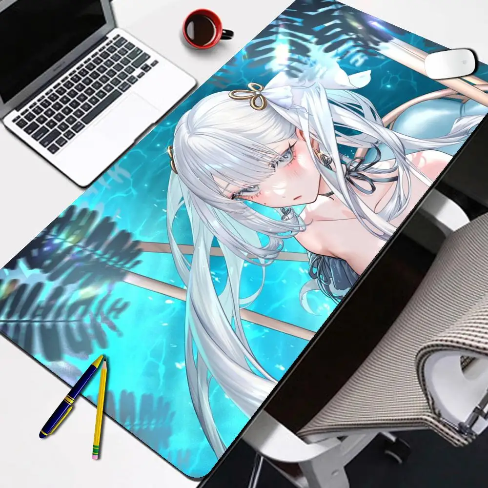 

Hot selling item wuthering Wave Jinhsi High definition printing Mechanical Keyboard XXL Locking size Edges accessories Mouse pad