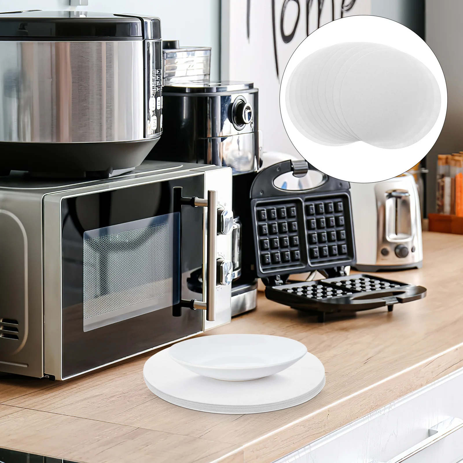 

10pcs Dish Plate Insulation Pads 3Mm Thick Felt Material For Stackable Pot Pan Separators Multi-Functional Kitchen Storage