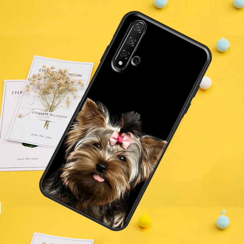 Yorkshire terrier dog For Huawei Honor 50 Mate 20 Lite P40 P30 P20 Pro Nova 9 P Smart 2019 8X 9X 10i Phone Case