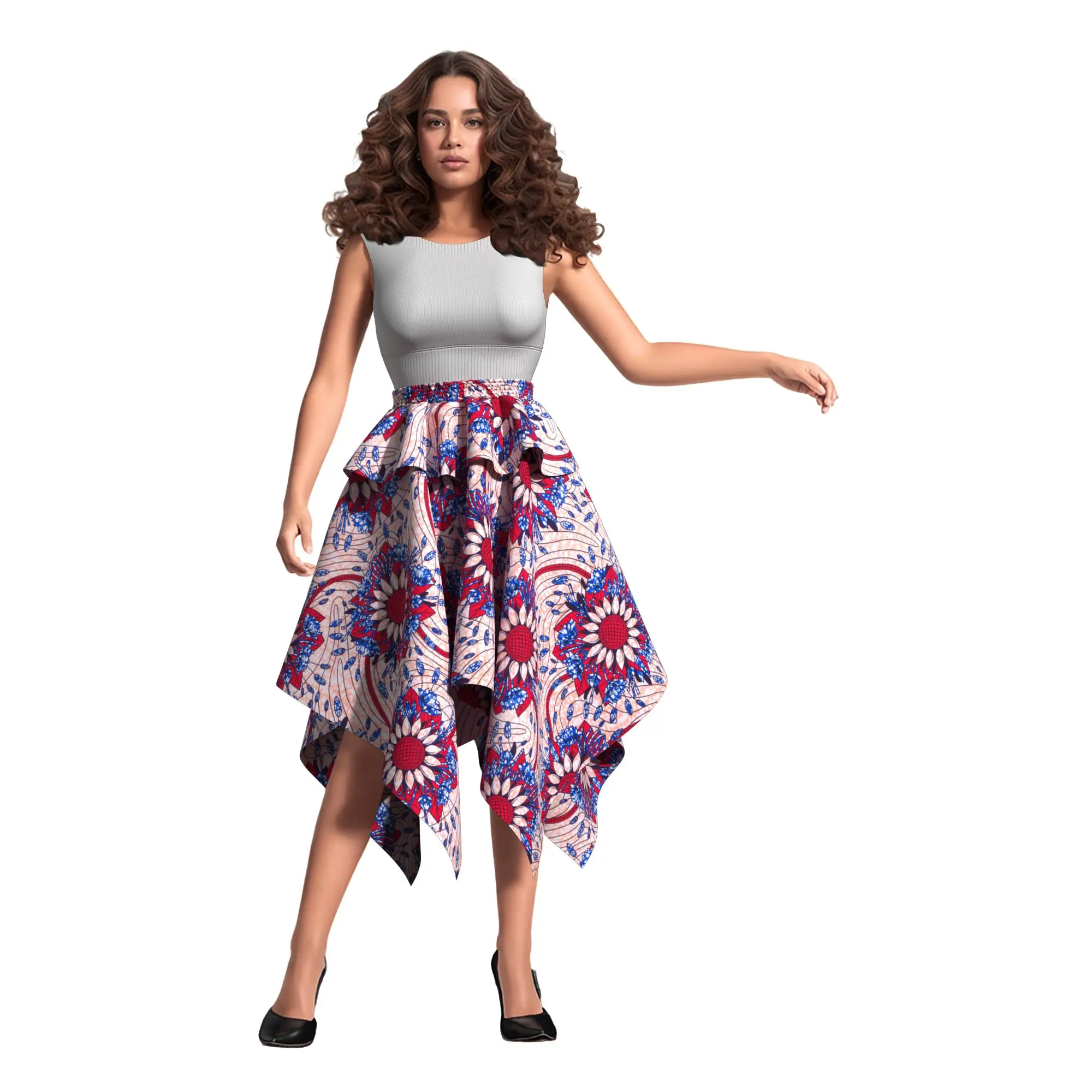 gonna-midi-da-donna-con-stampa-africana-ankara-vita-alta-orlo-asimmetrico-a-fazzoletto-con-volant-modello-svasato-wy10616