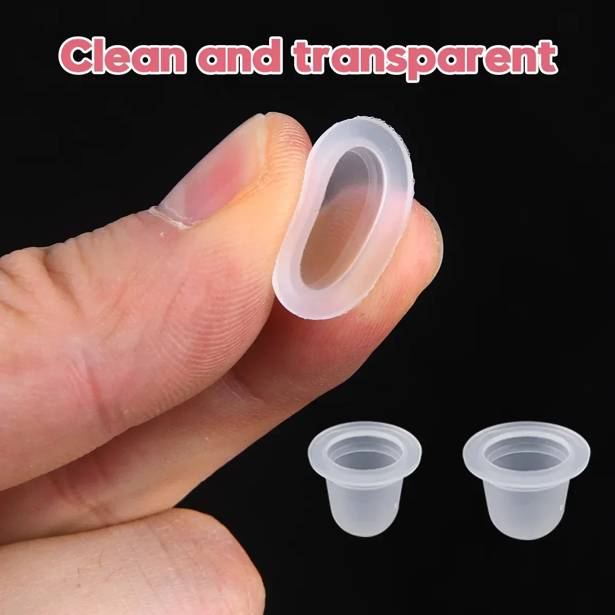 Narkasy  Disposable Silicone Tattoo Ink Cup Caps Pigment Holder Container Tattoo Ink Caps1000/500/100pcs