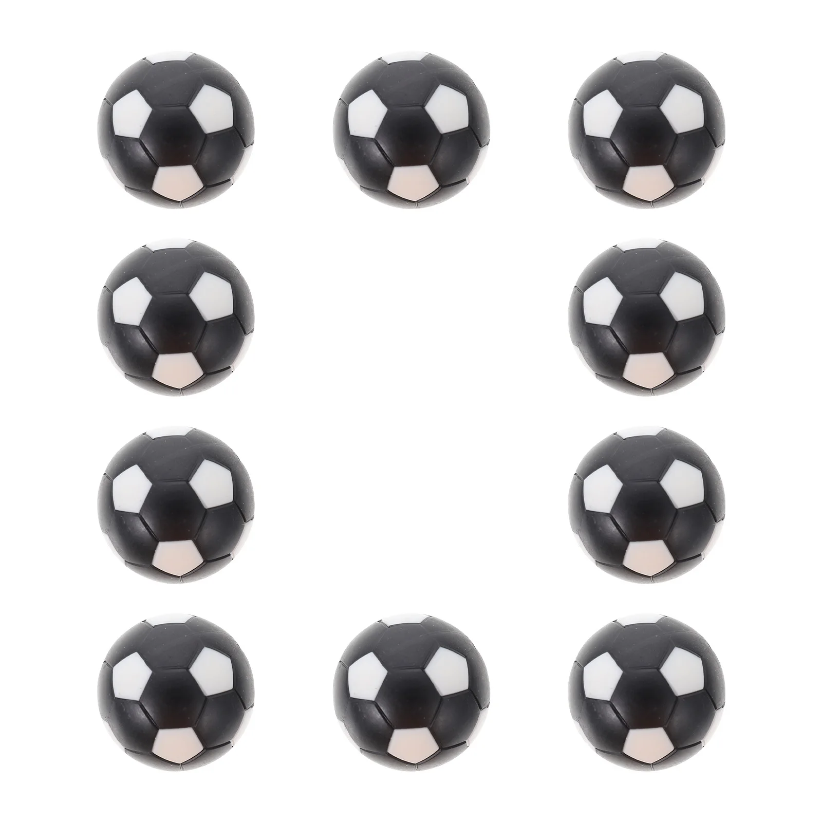 10 قطعة ملحقات الطاولة آلة كرة القدم فووسبالل كرات الطاولة للأطفال ديكور غرفة المناظر الطبيعية الصغيرة كرة القدم البلاستيكية خفيفة الوزن #5
