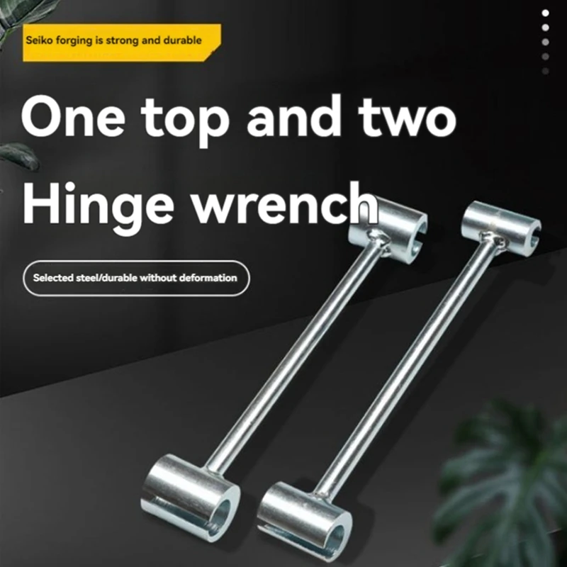 Hinges Doorway Adjusting Wrench,Door Hinge Repair Tool,14-25 mm Door Hinge Adjustment ToolHand Tools Adjustable Wrench-A51M