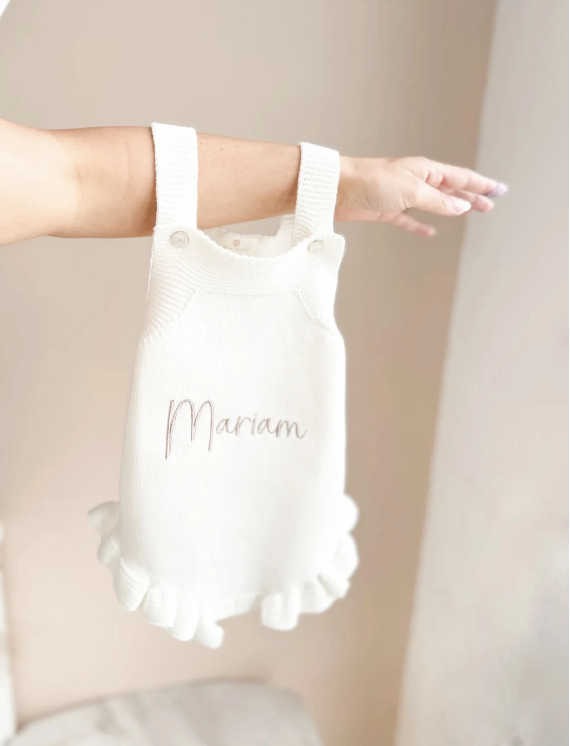 Personalized Baby Knit Bodysuit Custom Name One Piece Spring Infants Children Girls Gifts Clothes New Born Ropa Para Bebe Romper
