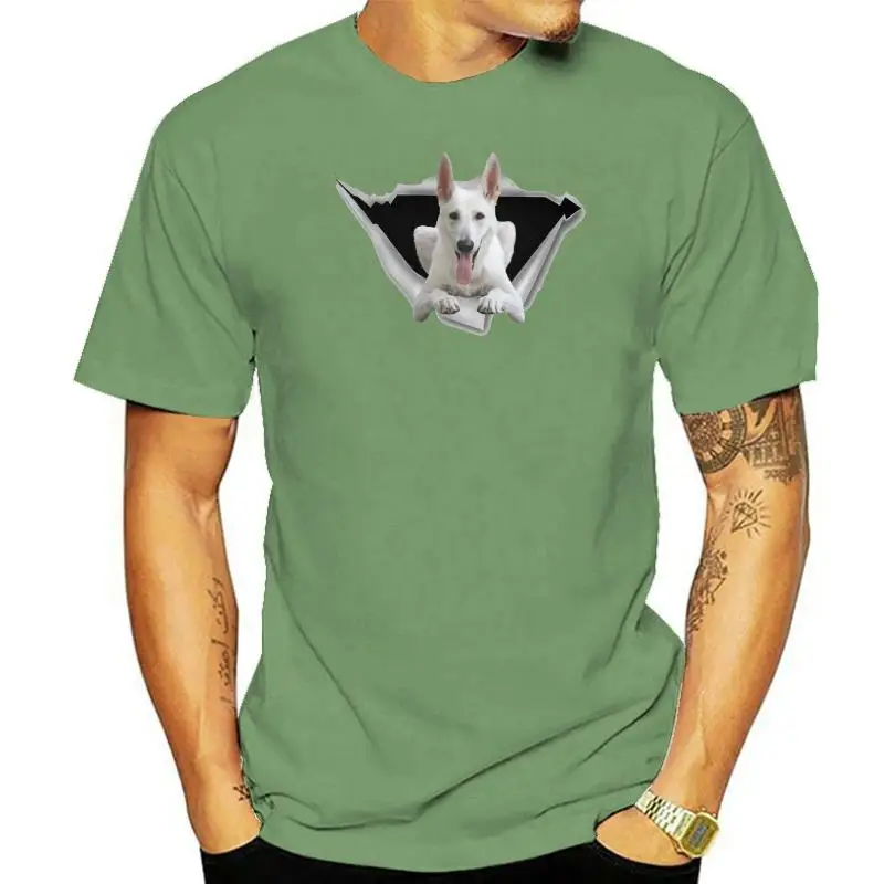 Men T Shirt Torn - White Shepherd Women tshirt