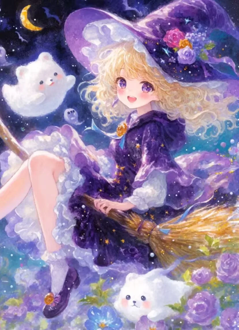 

9ct 70x90 см Волшебная девочка Вышивка DIY Наборы с принтом в китайском стиле Вышивка крестиком Рукоделие Домашний декор Ремесла