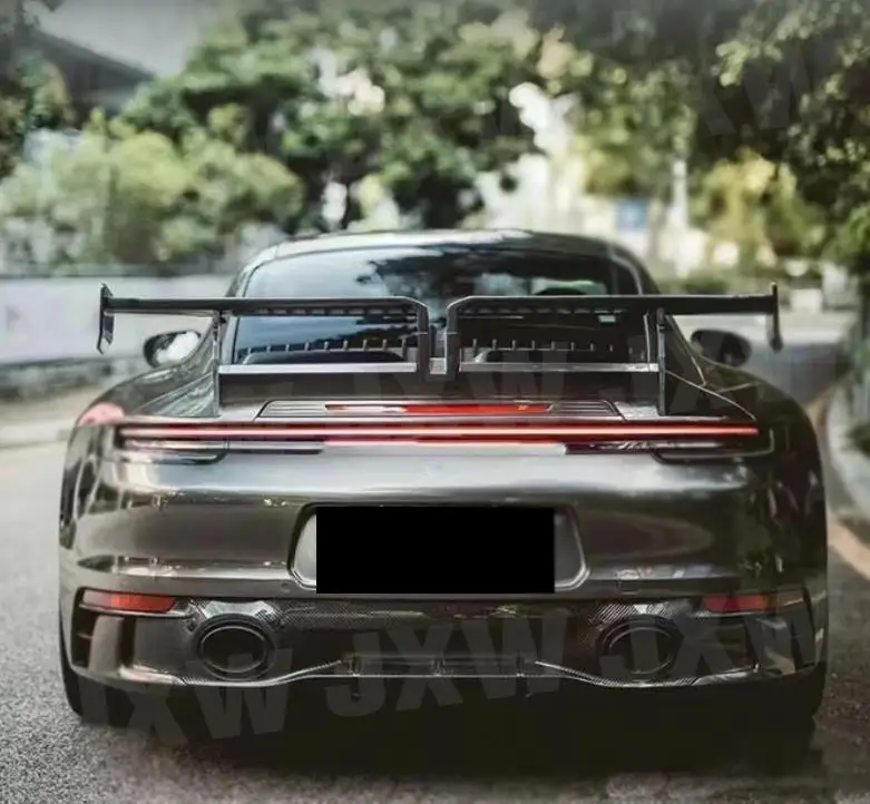 

Спойлер-диффузор JXWANCF из сухого карбона для заднего бампера Porsche 911 Carrera 4S Sport 2019-2023, FRP