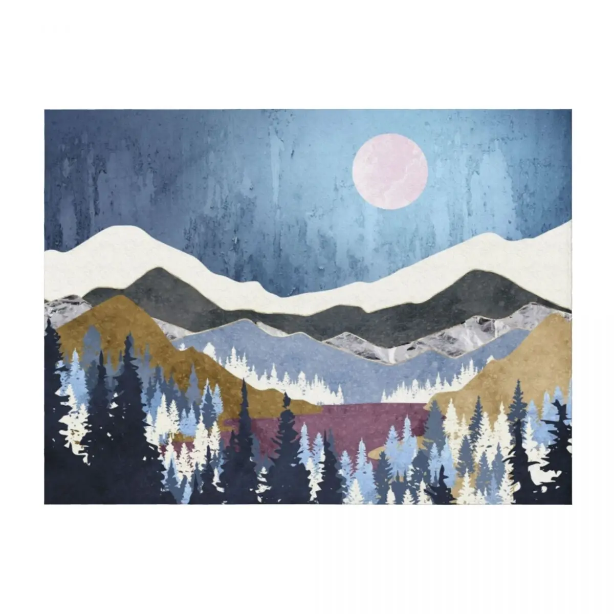 

Blueberry Sky Throw Blanket Kid'S Flannel Custom for babies Blankets