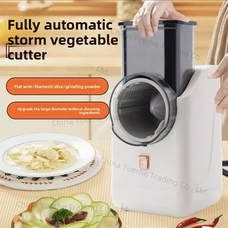 

Овощерезка с штормом большого диаметра, многофункциональная автоматическая нарезка для бытовой кухни