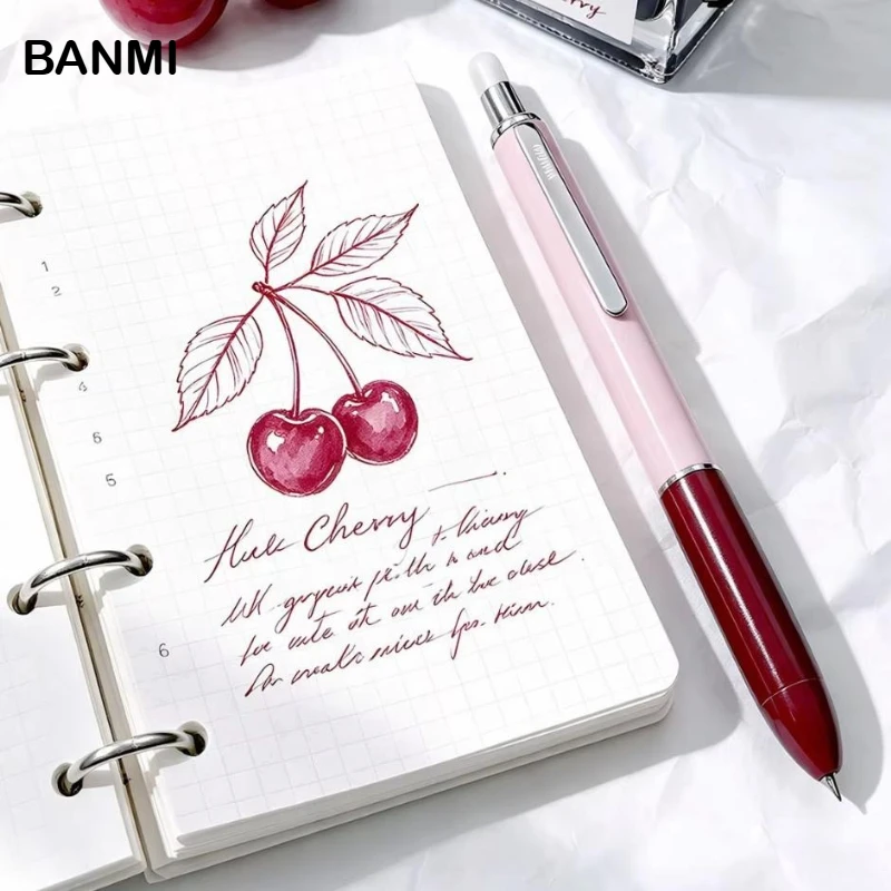 BANMI Press Fountain Pen Refillable Push Button Ink Cartridge For Writing Calligraphy Stationery Office School Supplies