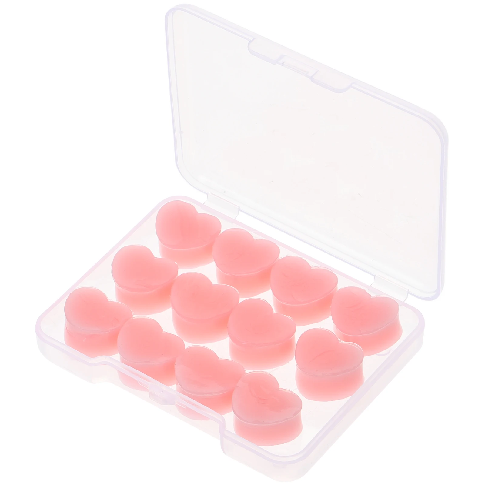 

12Pcs Moldable Silicone Ear Plugs Soft Gel Pink for Sleeping Noise Reduction Waterproof Protection Adults Earplugs