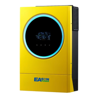 EASUN Hybrid Solar Inverter 5.6KW 48V 220V 120A MPPT Solar Charge Controller PV Input 450V Parallel Grid Tie Inverter With WIFI