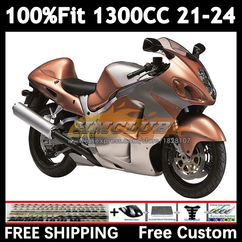 Injection Body For SUZUKI Hayabusa Champagne blk GSXR 1300 CC 2021 2022 2023 2024 40No.3 GSXR-1300 GSXR1300 21 22 23 24 Fairing