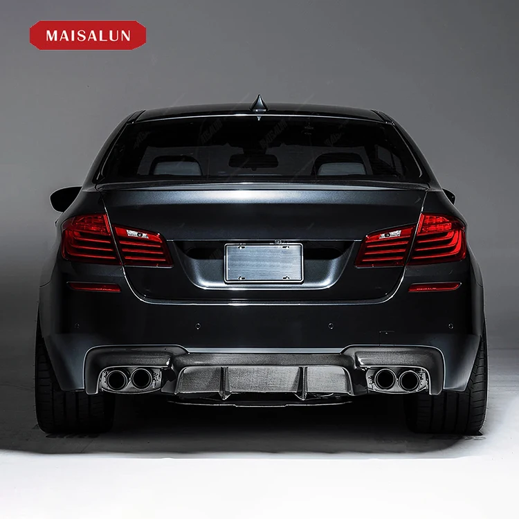

BR Modification Club V Style Carbon Fiber Rear Bumper Diffuser Lip For 5 Series F10 F18 2012-2017