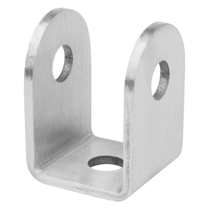 Y19A 10 Pcs U Bracket For 1 Inch Panel,Bracket Stamped 304 Stainless Steel,1/3 Inch Thick