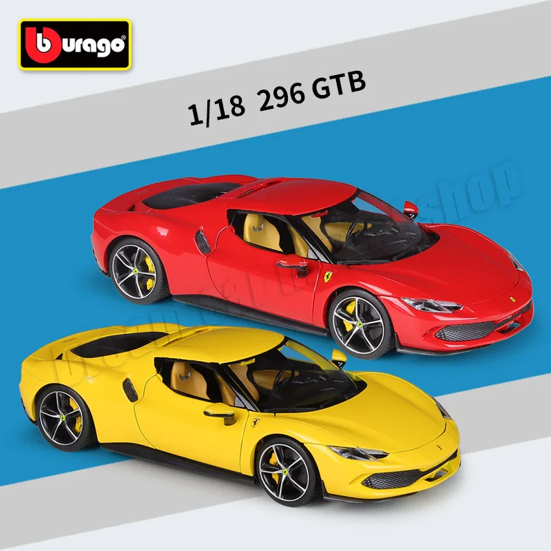 

Bburago 1:18 Ferrari 296 GTB Model Car Collection,Miniature Cars Model Die-Cast Toy Car Gifts Wholesale