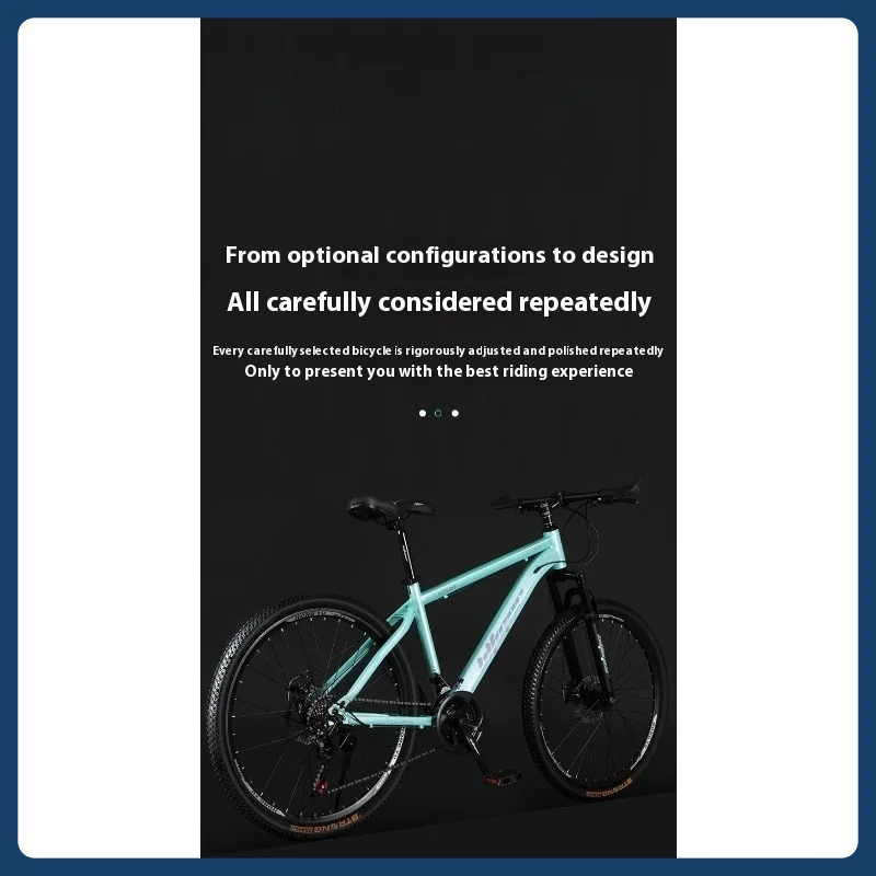 

26-дюймовый горный велосипед для взрослых, 24-дюймовый мужской и женский дорожный велосипед с регулируемой скоростью и педалью