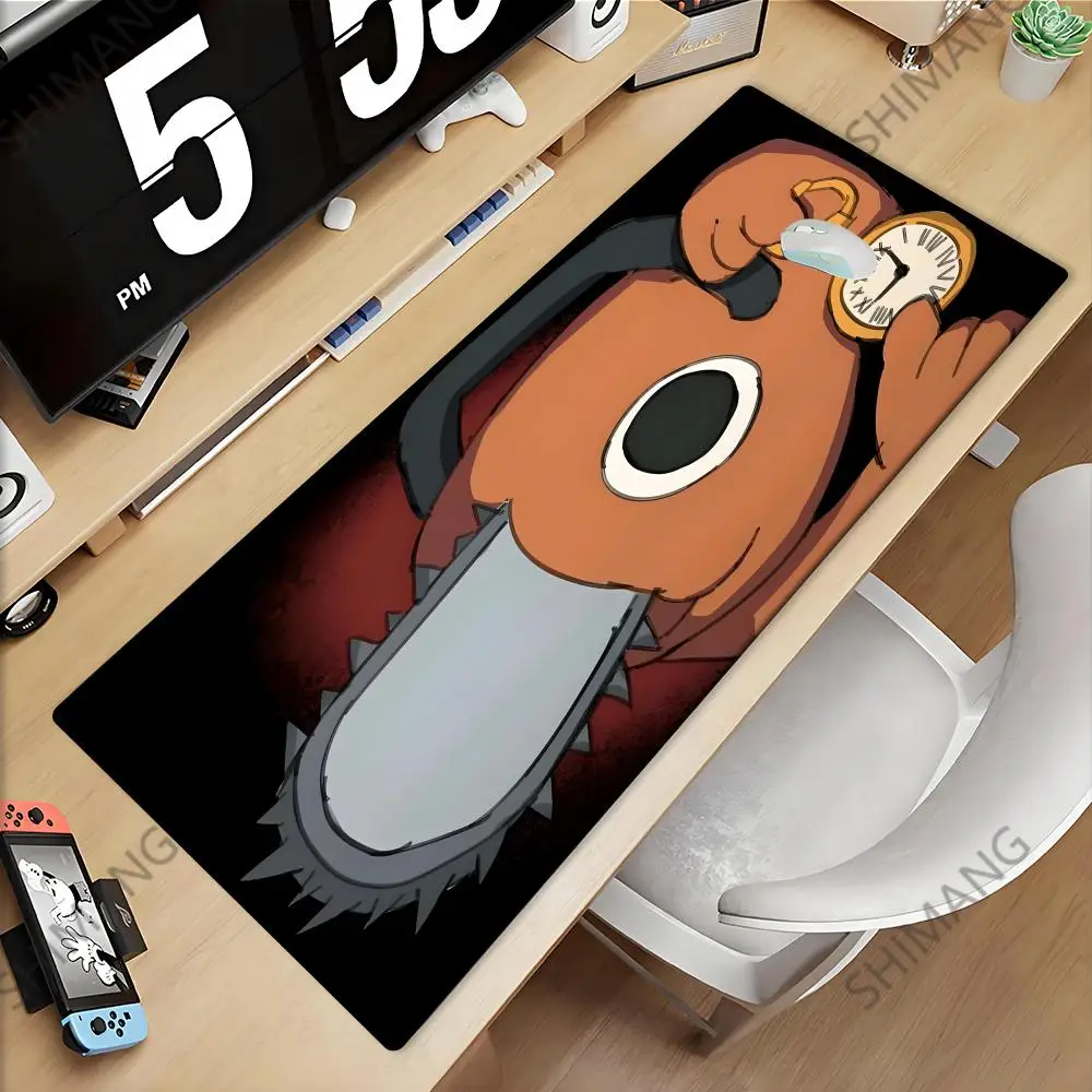 Pochita Chainsaw Man Mouse Pad Keyboard Mousepad lauge 1000X500 mm Desk Mat PC Gamer Office Carpet Home Table pad