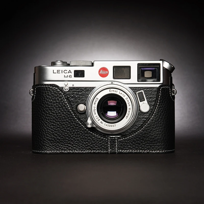 Camera Genuine Leather Camera Half case Cover Bag for Leica M6 M5 M4 M3 M2 MA MP