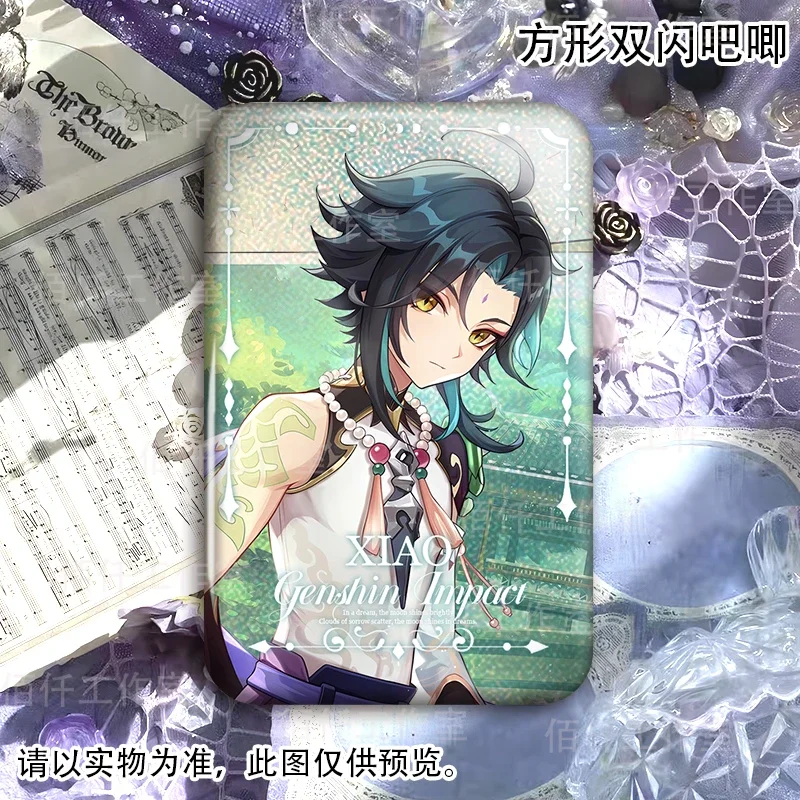 أنيمي لعبة جينشين إمباكت لان يان شياو يوميميميكوكي ميزوكي سيتالي كاواي كوسبلاي شارة معدنية طويلة Itabag زر بروش