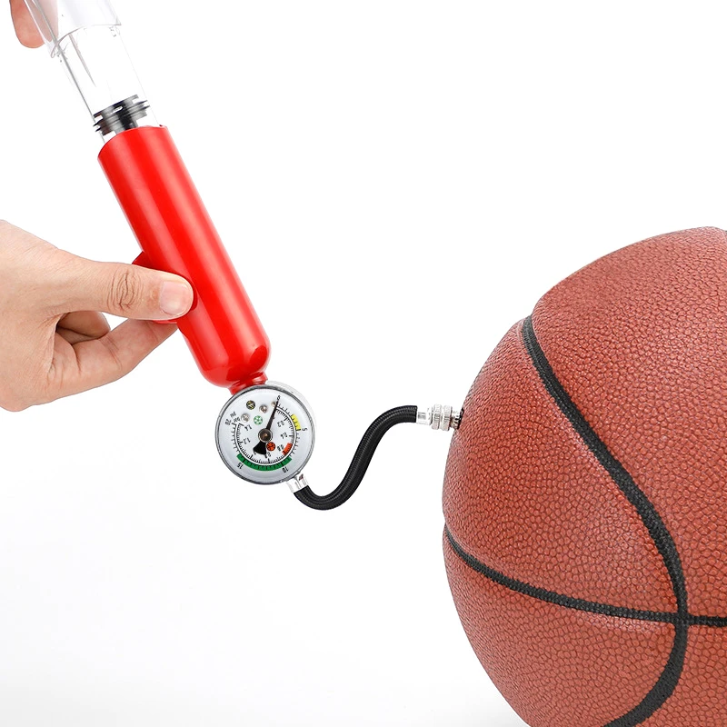

Portable Bike & Ball Inflator Pump with Pressure Gauge20PSI Air Portable Ball Inflating for Balloon Volleyball Basketball