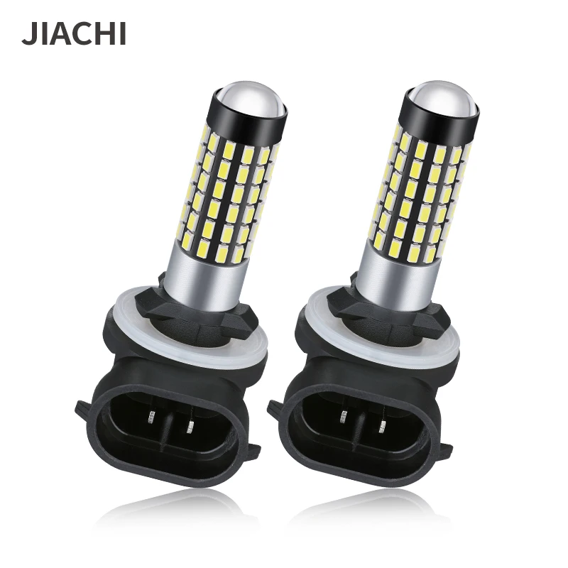 JIACHI Wholesale 50PCS H27 881 880 Led Fog Lamps For Toyota 3014Chip 78SMD DRL Car Automotive Daytime Running Light White 12-24V