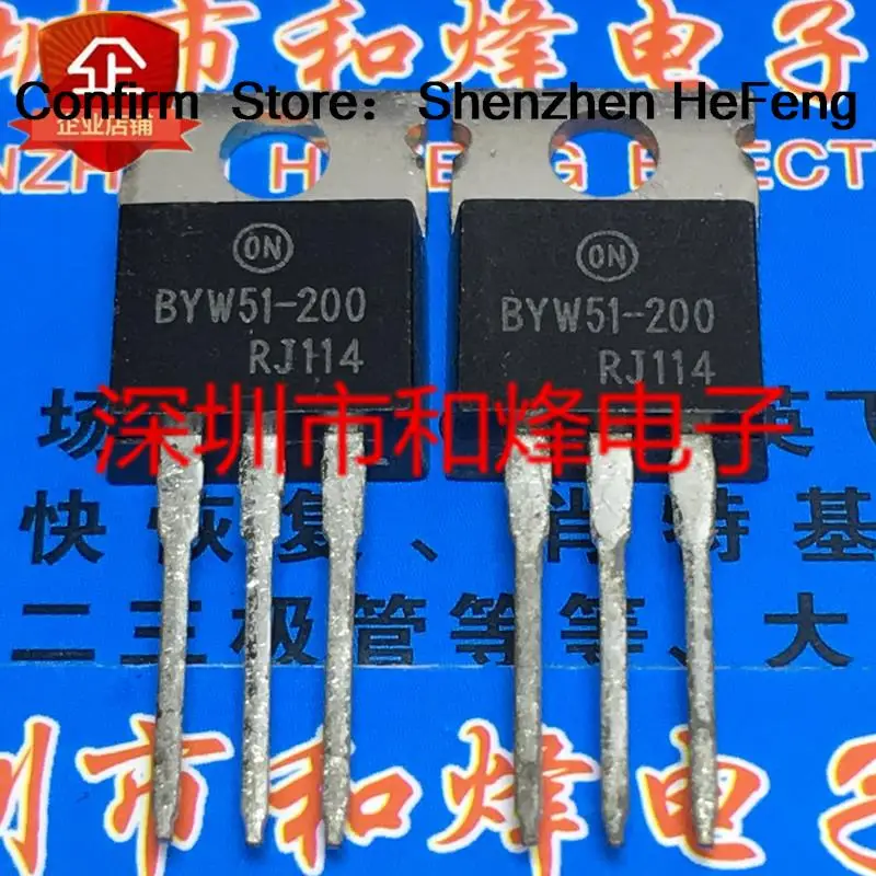 5PCS-10PCS BYW51-200  TO-220 200V 20A   New And Original On Stock Quiky Shipping